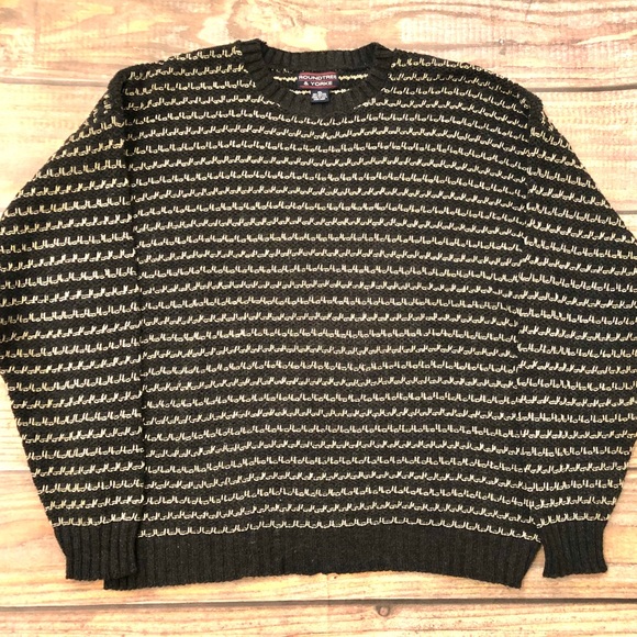 Men’s Roundtree and Yorke Charcoal Gray sweater XL - Picture 1 of 6